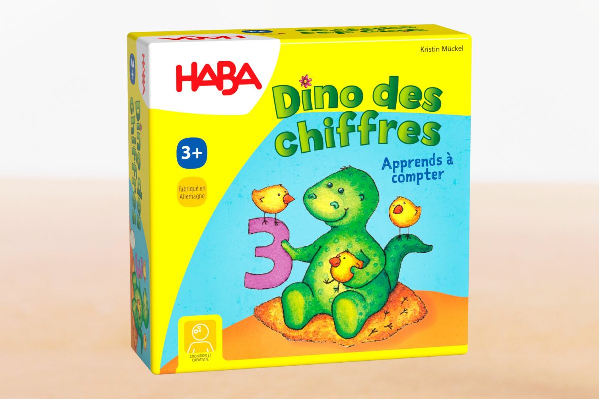 Jeu Haba Dino des chiffres pour apprendre les maths