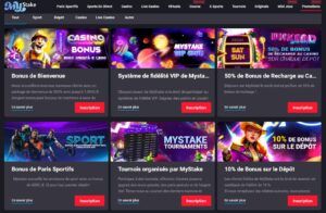 bonus codes promotionnels mystake